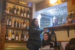 Vystoupení na saxofon s Radimem - Čajovna - vinotéka bez názvu, Lovosice (30.11.2023)