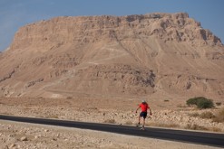 Na penny boardu kolem Mrtvého moře / Masada, Mrtvé moře