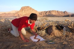 
Tak začnu malovat východem slunce. // Let's start drawing in the morning. / Eilat PR, Negevská poušť, IL