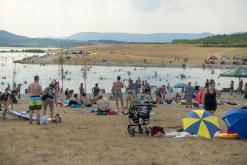 Jezero Milada - červenec 2018