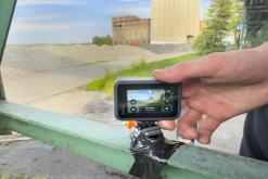 Odstřel skipové věže Dolu Lazy