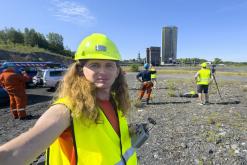 Odstřel skipové věže Dolu Lazy