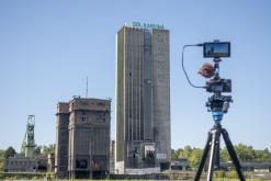 Odstřel skipové věže Dolu Lazy