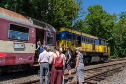 Báňský spěšný vlak po Ostravsku