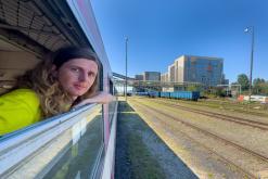 Báňský spěšný vlak po Ostravsku