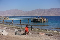 Pěšky po skalách a k hranicím Egypta / Mt. Tzafachot (278 m)