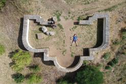 Zřícenina hradu Helfenburk - červenec 2020