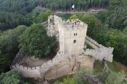 Zřícenina hradu Helfenburk - červenec 2020