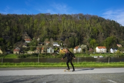 cesta na letiště do Berlína / Bad Schandau