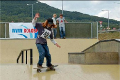 boardslide se skluzem
