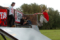 frontside ollie z radiusu do bangu