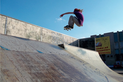 frontside z radiusu do bangu / foto: Ondřej Novotný, skatepark Lovosice