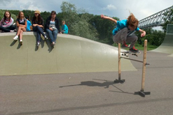 ollie na contestu, kolena u držky, největší jsem dal 75cm velké / foto: Martin Moucha, Dolní Beřkovice