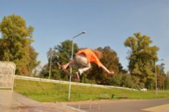 backside melon z radiusu do bangu / skatepark Lovosice