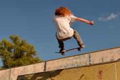 frontside v radiusu / foto: Jan Syrový, skatepark Lovosice