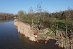 Jezero Barbora - duben 2021