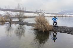 Jezero Milada - prosinec 2021