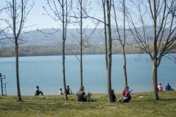 Jezero Barbora - duben 2021