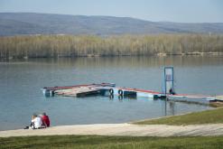 Jezero Barbora - duben 2021