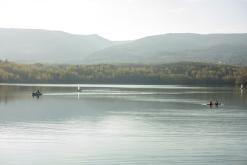 Jezero Barbora - duben 2021