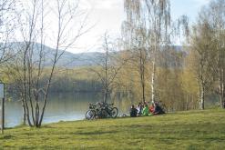 Jezero Barbora - duben 2021