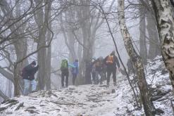 Milešovka - únor 2021