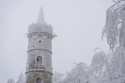 Rozhledna Jedlová - leden 2021