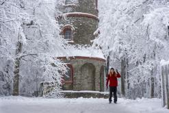 Rozhledna Jedlová - leden 2021