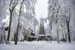 Rozhledna Jedlová - leden 2021