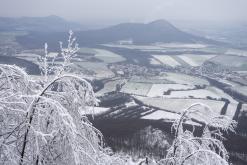 Milešovka - leden 2021