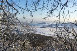 Zřícenina hradu Ostrý - únor 2021