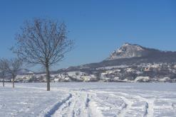 Zřícenina hradu Košťálov - únor 2021
