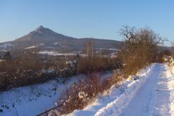 Zřícenina hradu Košťálov - únor 2021