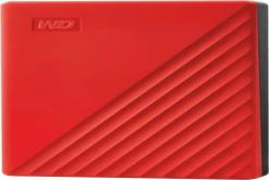 WD My Passport 4TB, červený