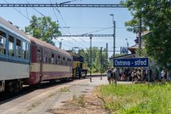 Báňský spěšný vlak po Ostravsku (5.7.2025)