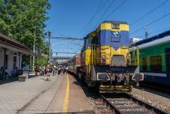 Báňský spěšný vlak po Ostravsku (5.7.2025)