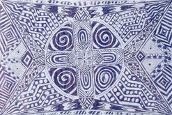 mandala / šířka: 21x14cm