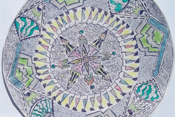 mandala / šířka: 16cm