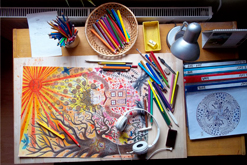 Lapač srdcí - Kresba A2 #01 (červenec 2012)