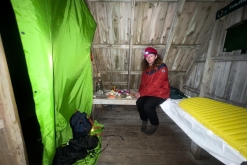 Skjellfjord kryss - přístřešek pod Volandstinden - Kjerkfjorden- Týden po Norsku (září 2023)