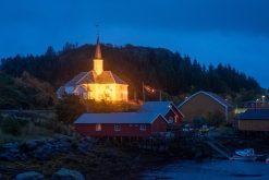 Moskenes - přístřešek pod Volandstinden - Kjerkfjorden- Týden po Norsku (září 2023)