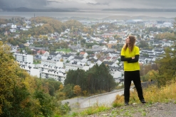 Bodø - přístřešek pod Volandstinden - Kjerkfjorden- Týden po Norsku (září 2023)