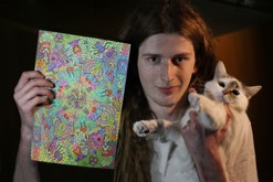 pastelková mandala formátu A4