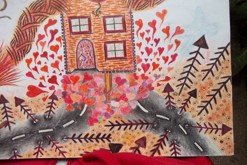 pastelková kresba formátu A2