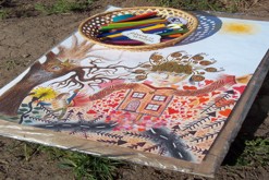 pastelková kresba formátu A2