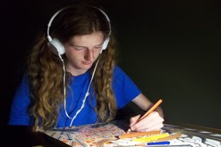 pastelková kresba formátu A2