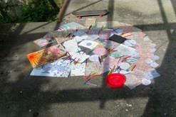 pastelková kresba formátu A2