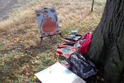 pastelková kresba formátu A2