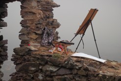 pastelková kresba formátu A2