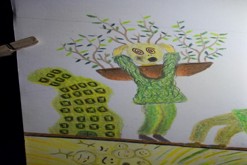 pastelková kresba formátu A2